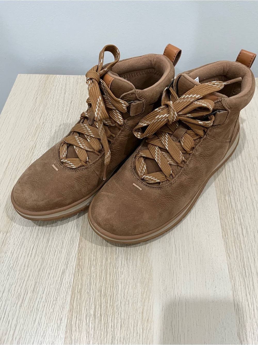 UGG Women’s Brown Suede High-Top Casual Boots